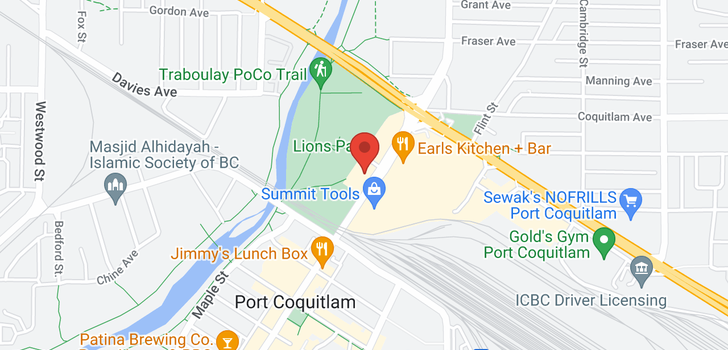 map of 1608 2789 SHAUGHNESSY STREET